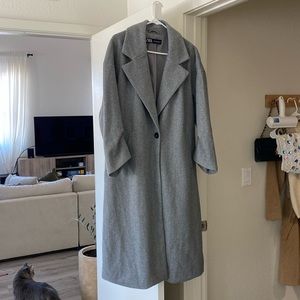 Grey Oversized Coat